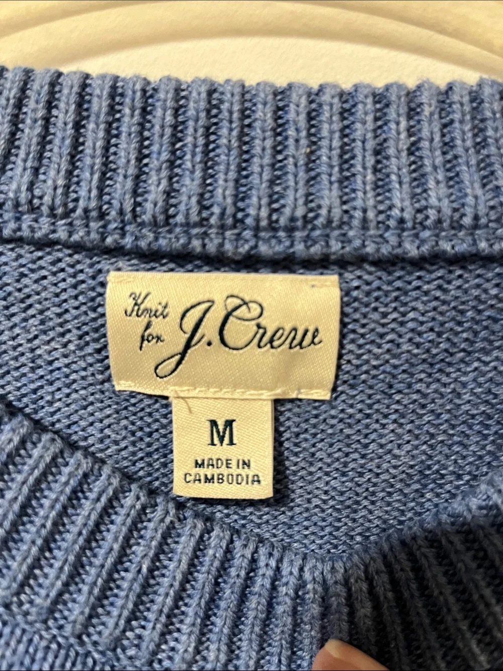 J. Crew unisex Crewneck Sweater in Dusty Blue/medium
